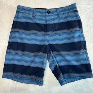 Volcom Blue Striped Shorts